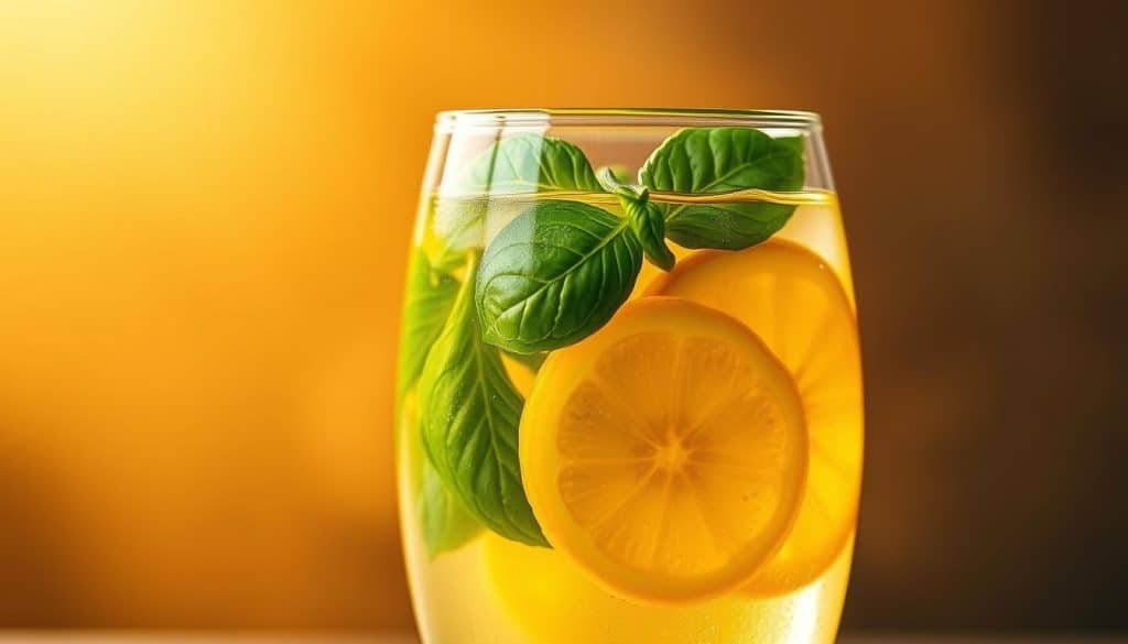 lemon basil infusion