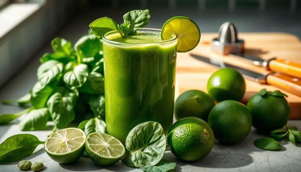 spinach lime juice recipe